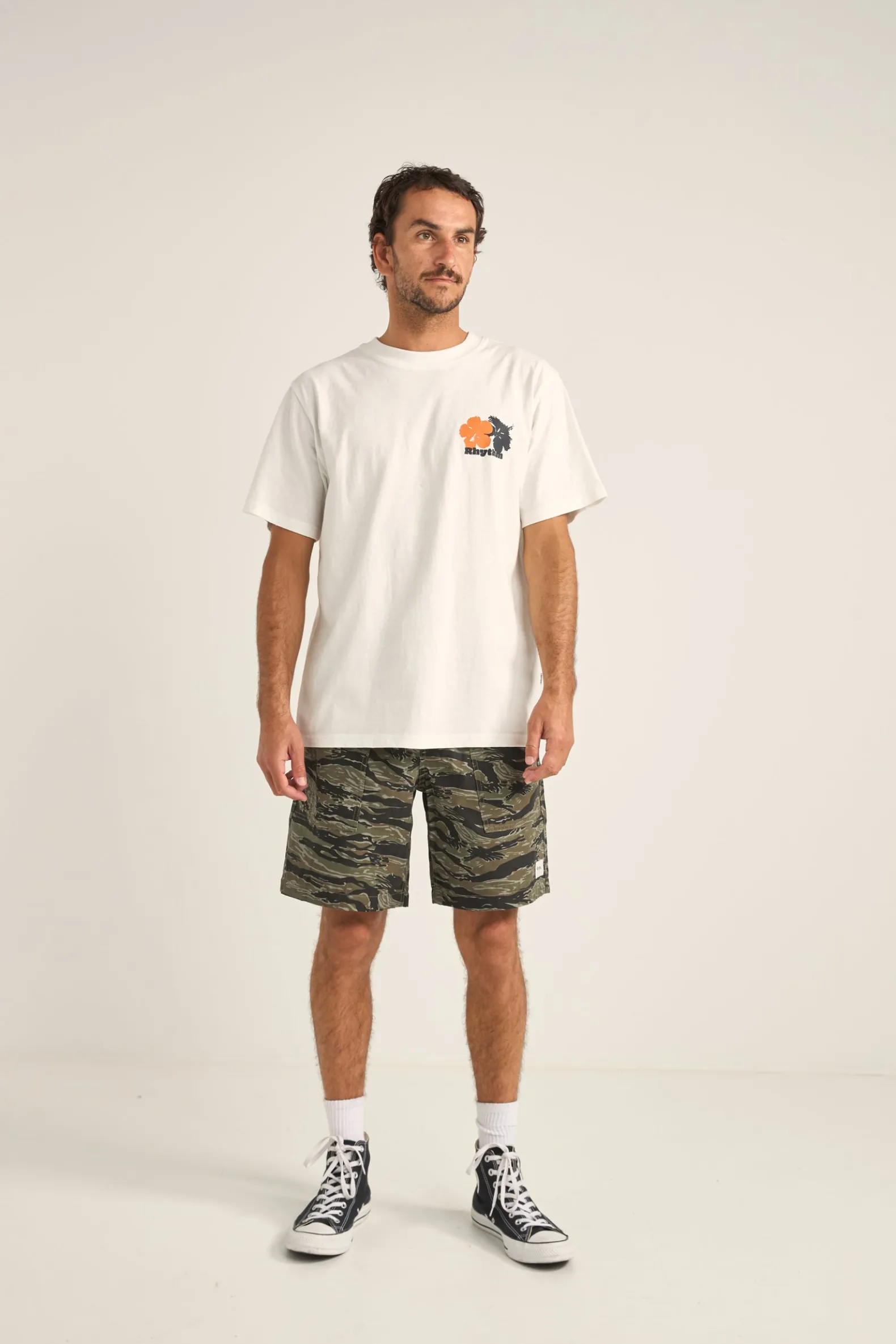 Tropic Radio Vintage Ss T-Shirt White