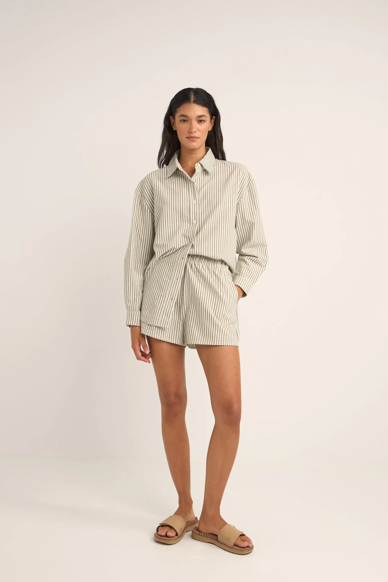 Valley Stripe Short Ivy