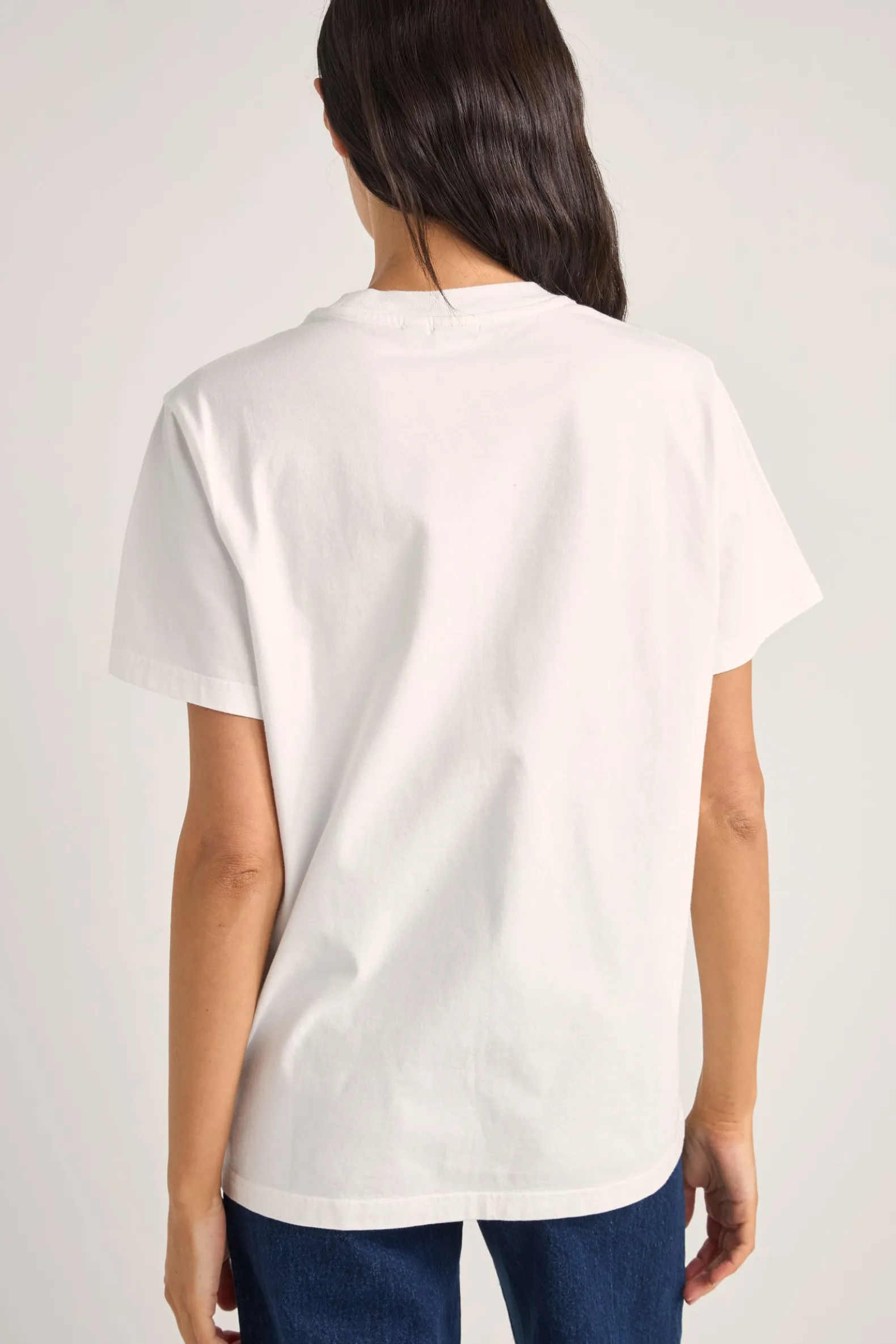Vino Boyfriend Tee White
