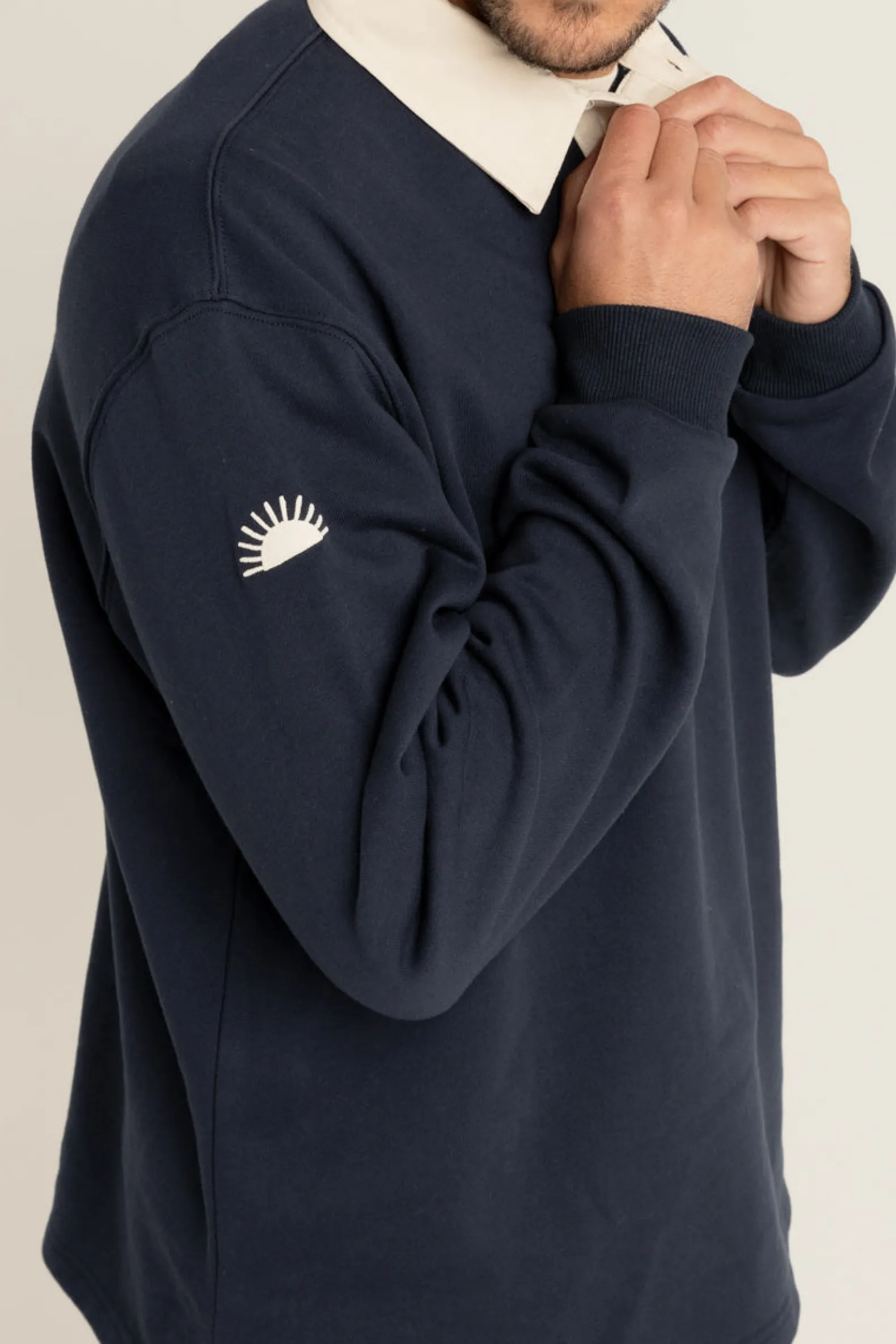 Vintage Rugby Ls Polo Indigo